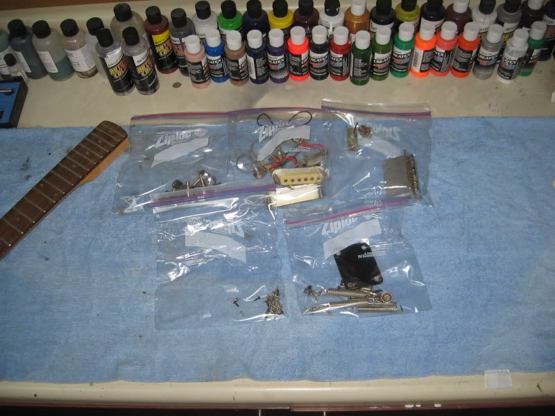 How to Custom Paint your Electric Guitar (stepbystep) 75 + pics.